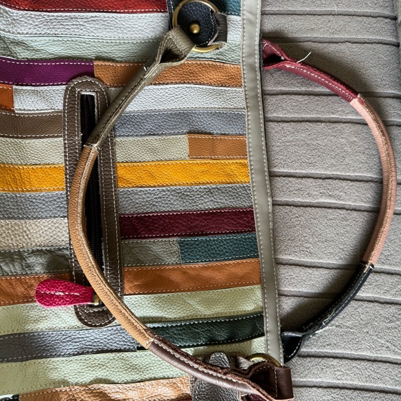 Colorful Patchwork Tote Bag - Picture 12 of 14